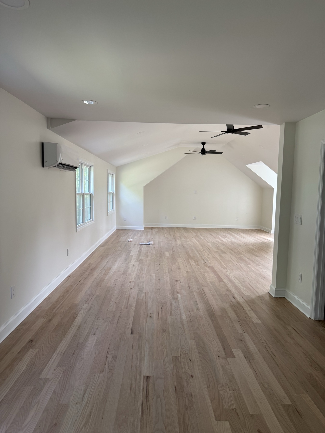 Large open room after interior painting